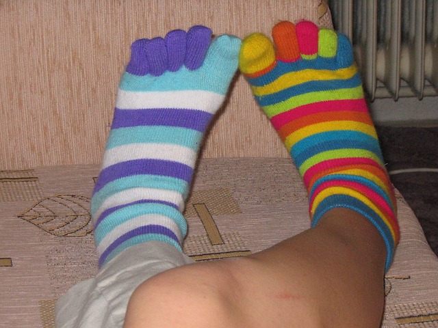 mismatched socks